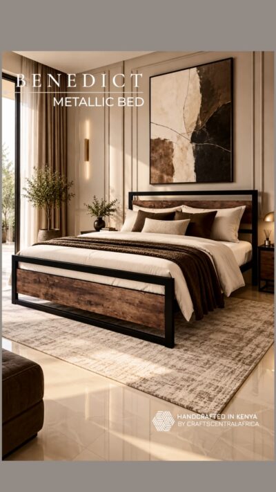 Benedict Metallic Bed