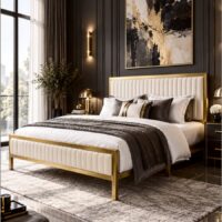 Madelein Metallic Bed