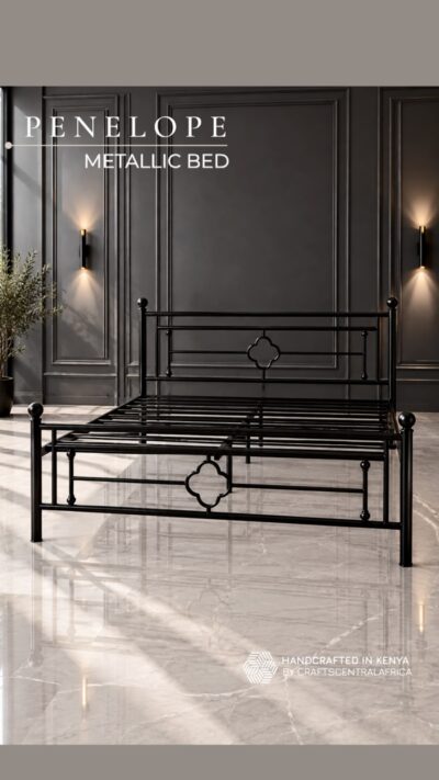 Penelope Metallic Bed